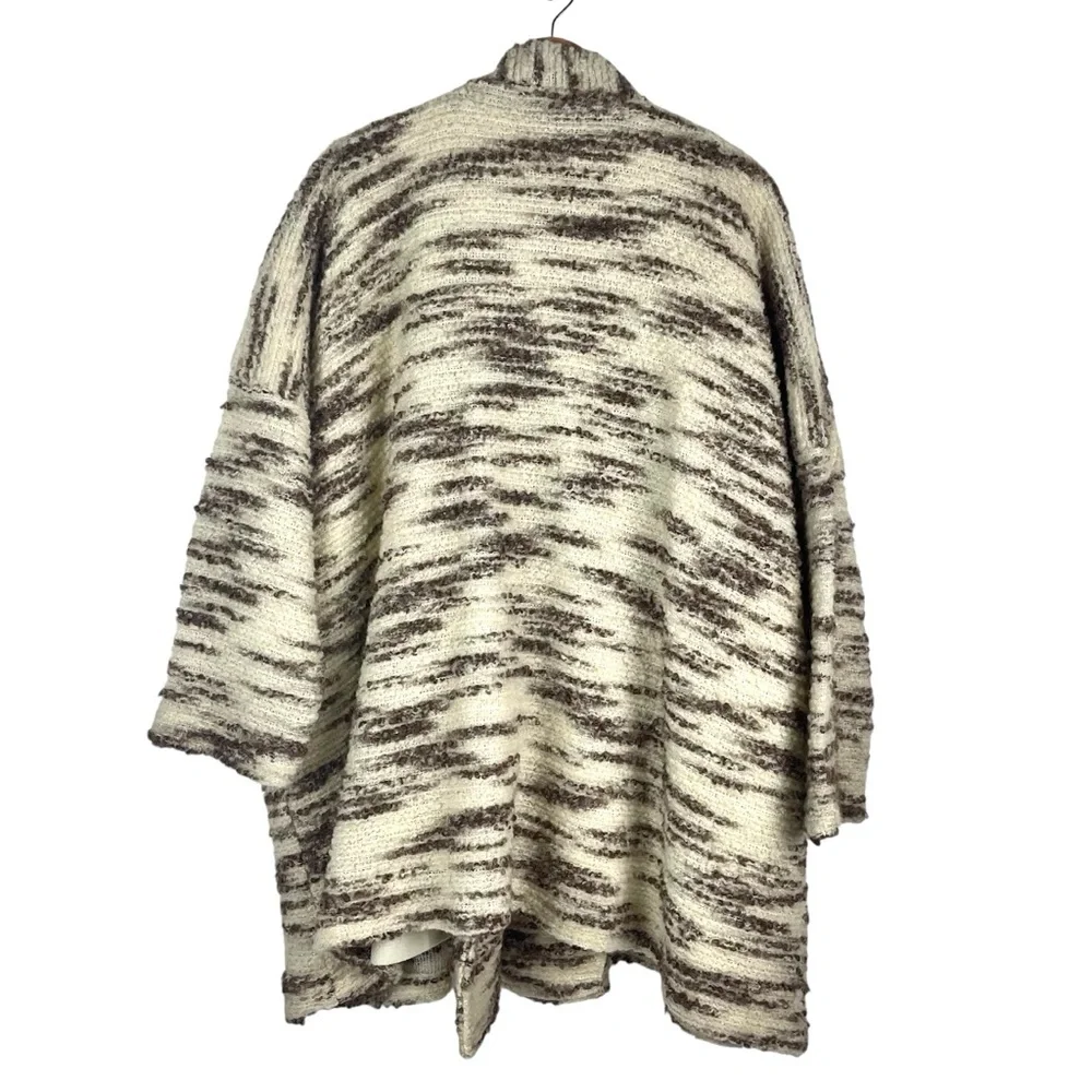 Lauren Vidal Paris Wool Blend Coat Size M Women’s Oversized Jacket Boho Western - Picture 3 of 11